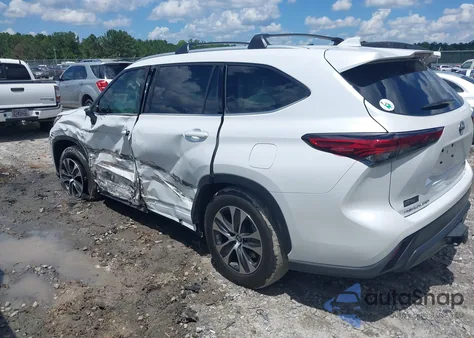 2022 Toyota Highlander Hybrid Xle from USA, damaged, VIN 5TDGARAHXNS512129